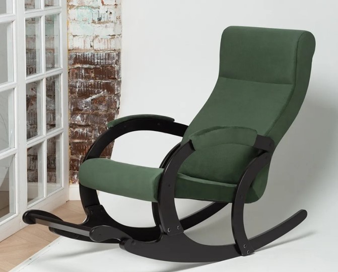 Кресло-качалка в гостиную Марсель, ткань Amigo Green 33-Т-AG в Улан-Удэ - изображение 3