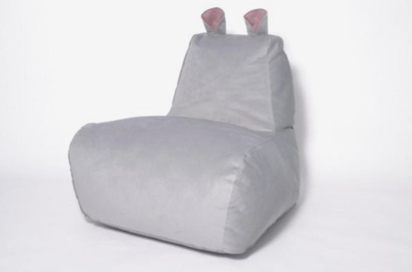 Кресло-мешок Бегемот серый в Улан-Удэ - изображение