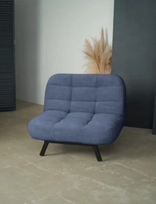 Кресло-кровать Абри опора металл (синий) в Улан-Удэ - изображение 8