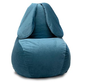Кресло-мешок Зайка (длинные уши), синий в Улан-Удэ