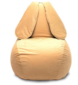 Кресло-мешок Зайка (длинные уши), желтый в Улан-Удэ