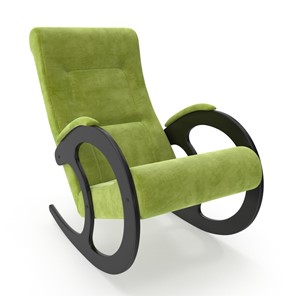 Кресло-качалка Модель 3, Verona 38 Apple Green-велюр в Улан-Удэ