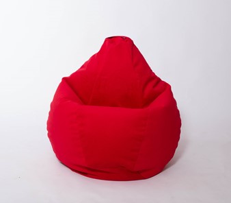 Кресло-мешок Груша большое, велюр однотон, красное в Улан-Удэ - предосмотр 2