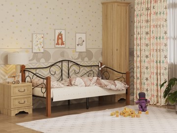 Кровать в детскую Гарда 7, 90х200, черная в Улан-Удэ - предосмотр