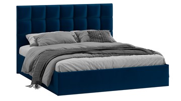 Кровать двуспальная Эмбер тип 1 (Велюр Confetti Blue) в Улан-Удэ