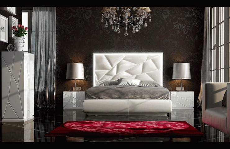 Кровать 2-спальная FRANCO KIU 1242 с LED подсветкой изголовья (180х200) в Улан-Удэ - изображение 11