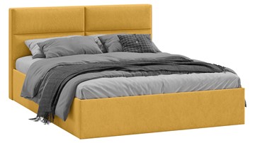 Кровать спальная Глосс Тип 1 (Микровелюр Wellmart Yellow) в Улан-Удэ