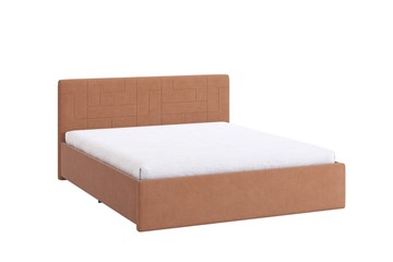 Спальная кровать Лора 2 1.6, персик (велюр) в Улан-Удэ