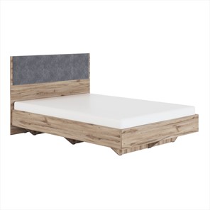 Кровать Николь (мод.1.3) 1,6 серый текстиль, с ортопедическим основанием в Улан-Удэ