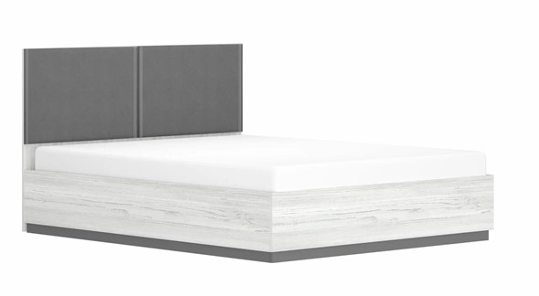 Кровать с подъемным механизмом 2-спальная Винтер-16, винтерберг/темно-серый/спейс графит в Улан-Удэ - изображение