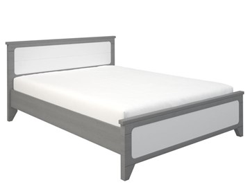 Кровать двуспальная Соня 1400, Серый/Белый в Улан-Удэ