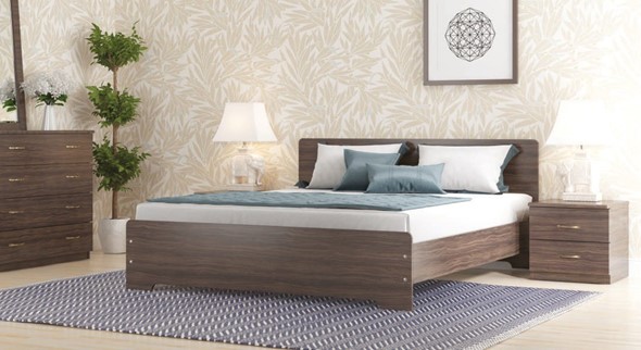 Кровать Золушка, 160х200 с основанием, венге в Улан-Удэ - изображение