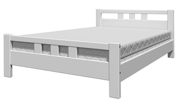Кровать полутороспальная Вероника-2 (Белый Античный) 140х200 в Улан-Удэ - предосмотр
