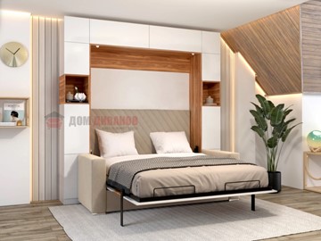 Кровать-шкаф с диваном Аделина 1400х2000 в Улан-Удэ