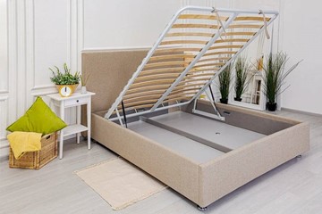 Спальная кровать Кристалл 1 1400х1900 с подъёмным механизмом в Улан-Удэ - предосмотр 3