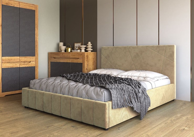 Кровать в спальню Нельсон Абстракция 120х200 (вариант 3) без основания в Улан-Удэ - изображение 1