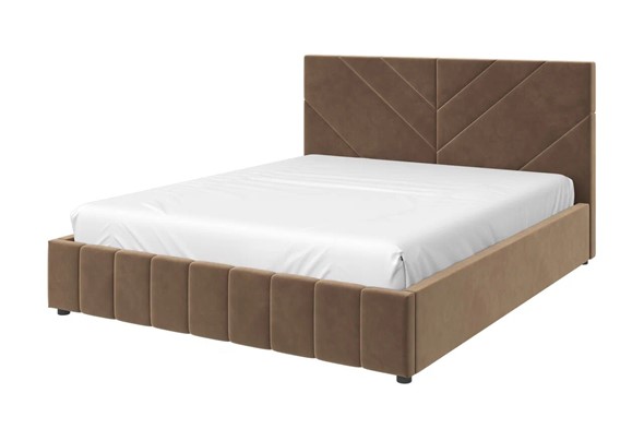 Кровать 1,5-спальная Нельсон Линия 140х200 (вариант 3) без основания в Улан-Удэ - изображение