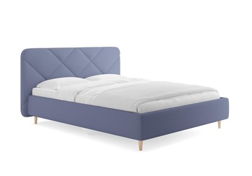 Спальная кровать Taylor, Тедди синий 140х200 с основанием в Улан-Удэ