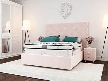 Кровать Style Compact/Island M 180х200, Флок (Велсофт Винтажный розовый) в Улан-Удэ