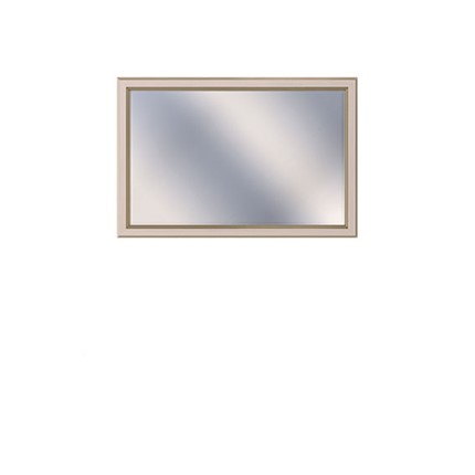 Зеркало навесное Сиена, Бодега белый / патина золото, 92х52 в Улан-Удэ - изображение