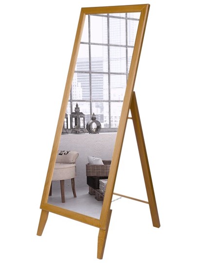 Напольное зеркало в спальню BeautyStyle 29 (131х47,1х41,5см) Светло-коричневый в Улан-Удэ - изображение 5