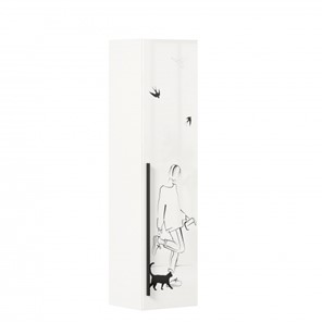 1-створчатый шкаф Джоли Тип 1 ЛД 535.010, Серый шелк в Улан-Удэ