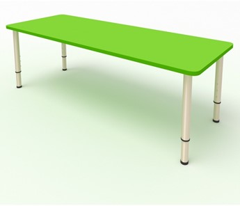 Стол для детей 2-местный  (по одну сторону столешн.) СДО-2 (0-3) зеленый в Улан-Удэ