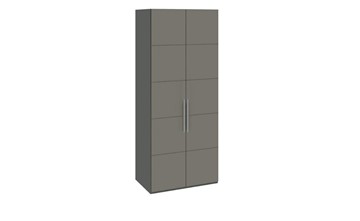 Шкаф распашной Наоми с 2-мя дверями, цвет Фон серый, Джут  СМ-208.07.03 в Улан-Удэ