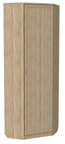 Шкаф распашной 402 угловой со штангой, цвет Дуб Сонома в Улан-Удэ - предосмотр