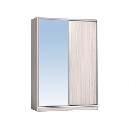 Шкаф 1600 Домашний Зеркало/ЛДСП, Бодега светлый в Улан-Удэ - изображение