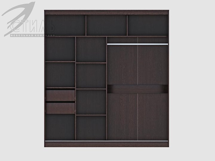 Шкаф 2-х створчатый Комфорт №12 2.0 с прямоугольными зеркалами в Улан-Удэ - изображение 1