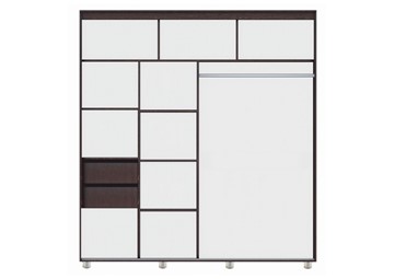 Шкаф 2-х створчатый Комфорт №12 2.0 с фигурными зеркалами, Дуб сонома в Улан-Удэ - предосмотр 1