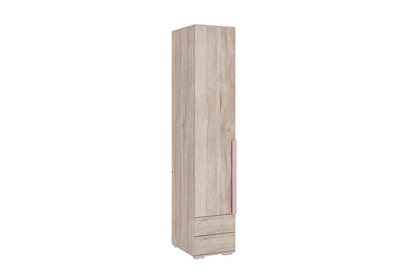Шкаф одностворчатый с ящиками Лайк 54.01, дуб мария/роуз в Улан-Удэ - изображение