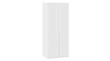 Распашной шкаф Порто (580) СМ-393.07.003 (Белый жемчуг/Белый софт) в Улан-Удэ - предосмотр