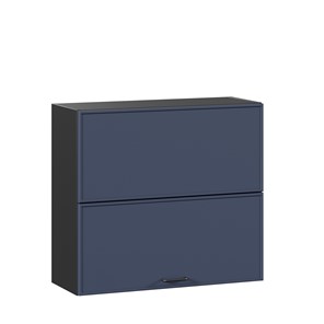 Горизонтальный кухонный шкаф 800 Индиго ЛД 298.980.000.168, Чёрный/Тёмно-синий в Улан-Удэ
