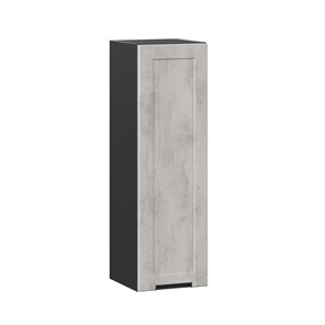 Навесной кухонный шкаф 300 высокий Джамис ЛД 296.410.000.066, Чёрный/Белый камень в Улан-Удэ