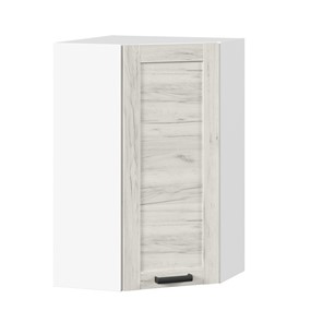 Кухонный шкаф 600 угловой высокий Винченца ЛД 234.620.000.042, Белый/Дуб Крафт белый в Улан-Удэ