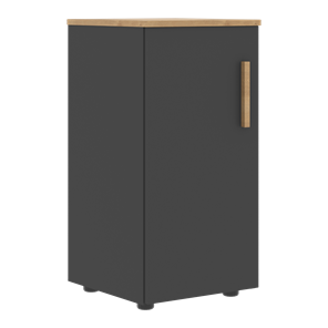 Низкий шкаф колонна с глухой дверью левой FORTA Графит-Дуб Гамильтон  FLC 40.1 (L) (399х404х801) в Улан-Удэ
