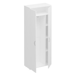 Шкаф для одежды с дополнением Комфорт КФ, белый премиум (80x38x200) К.531 ДШ в Улан-Удэ