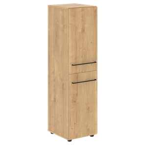 Шкаф узкий средний с глухими дверьми LOFTIS Дуб Бофорд LMC LMC 40.4 (400х430х1517) в Улан-Удэ