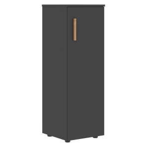 Средний шкаф колонна с глухой дверью правой FORTA Черный Графит  FMC 40.1 (R) (399х404х801) в Улан-Удэ