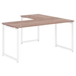 Письменный стол угловой левый XTEN-Q Дуб-сонома- белый XQCT 1615 (L) (1600х1500х750) в Улан-Удэ