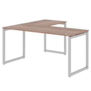 Письменный стол угловой правый XTEN-Q Дуб-сонома- серебро XQCT 1615 (R) (1600х1500х750) в Улан-Удэ