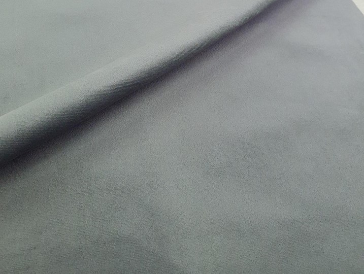 Большой П-образный диван Монреаль, Серый\Черный (Велюр\Экокожа) в Улан-Удэ - изображение 6