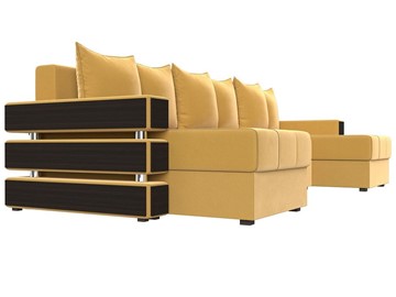 П-образный диван Венеция боннель, Желтый (Микровельвет) в Улан-Удэ - предосмотр 3