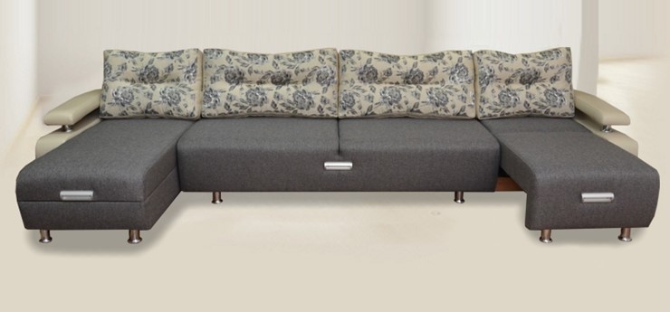 П-образный диван Престиж-15 микс в Улан-Удэ - изображение 1