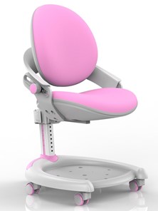 Кресло детское Mealux ZMAX-15 Plus, Y-710 PN, белый металл, обивка розовая однотонная в Улан-Удэ