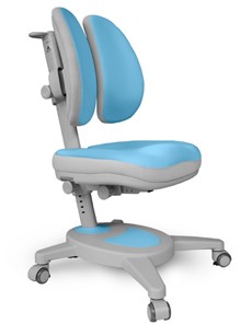 Кресло Mealux Onyx Duo (Y-115) BLG, голубой + серый в Улан-Удэ