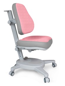 Кресло Mealux Onyx (Y-110) G + DPG  - серое + чехол розовый с серыми вставками в Улан-Удэ