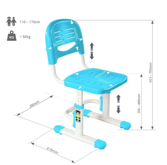 Детский стул SST3 Blue в Улан-Удэ - изображение 4
